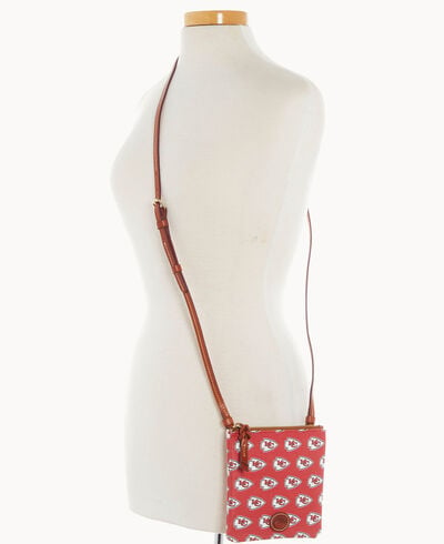 NFL Chiefs Small North South Top Zip Crossbody