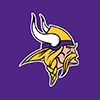NFL Vikings Continental Clutch