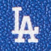 MLB Dodgers Double Zip Wristlet