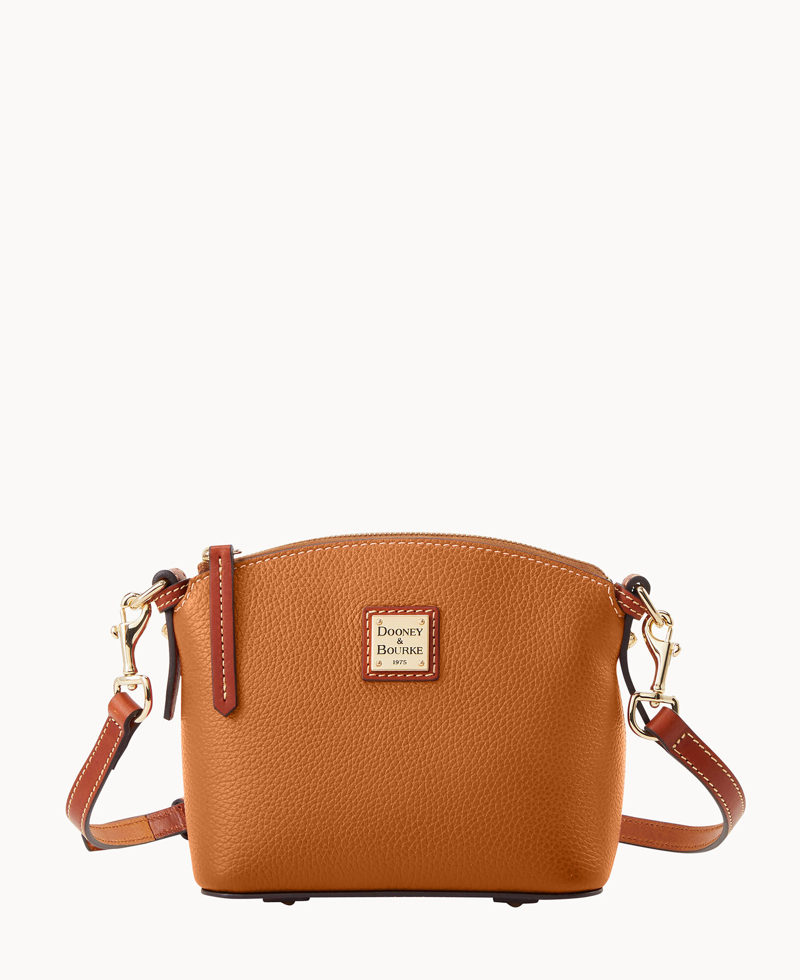 As Is Dooney & Bourke Pebble Leather Small Sara Bag 